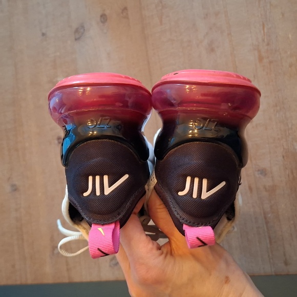 Nike Air Max 270 Women's White/Volt-Black-Laser Fuchsia (Size US 6) - Picture 6 of 12